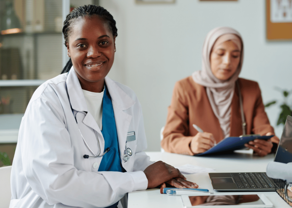 Young Black female clincini 