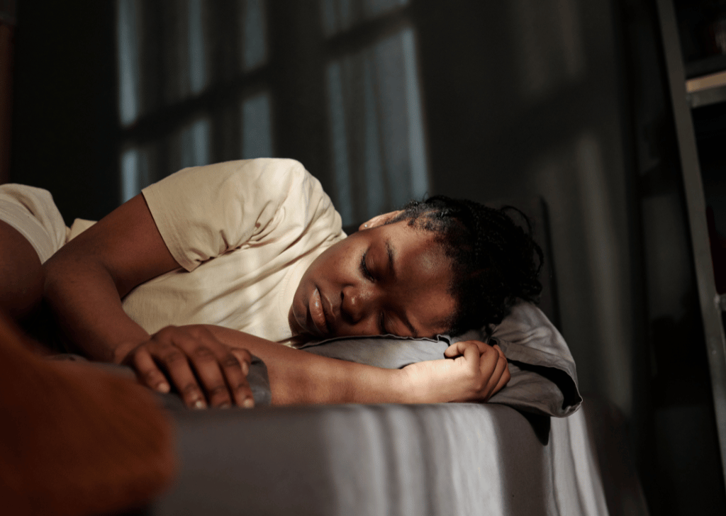 Young Crying African American Woman